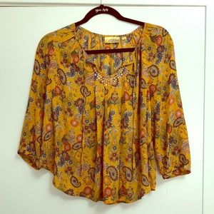 Vera Wang Patterned Shirt